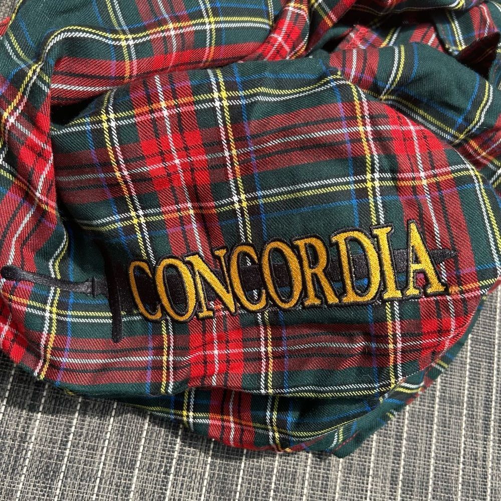 Red & Green Plaid Mini Skirt